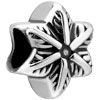 Classic Flower Silver Plated Beads Charms Bracelets
