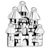 Pretty Castle 925 Sterling Silver European Beads