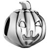 Halloween Pumpkin Silver Plated Beads Charms Bracelets