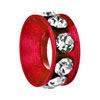 Clear White Crystal Diamond Accent Garnet Red All Brand Silver Plated Beads Charms Bracelets