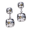 Dangle Golden Flower Earrings