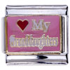 Phrase My Granddaughters Italian Charm Bracelets