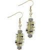 Murano Glass Golden Earrings