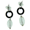 White Droplet  Earrings 