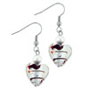 Little Clear Heart Murano Glass Earrings