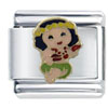 Hawaii Hula Girl Italian Charm