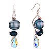 Stick Heidan Stone  Bead  Black Shell  Flower  Dangle Color Light Made  ... 