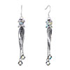 Pugster Classic April Birthstone Clear Swarovski Crystal Water Drop Dangle