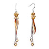 Pugster November Birthstone Topaz Swarovski Crystal Asymmetric Falldrop Dangle