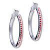 Red Crystal Earrings