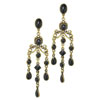 Bronze Plated Acrylic Earrings