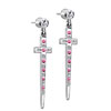Crystal Sword Earrings