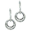 Double Hoop Studded Earrings