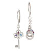 Handcuff And Key Studded Earrings