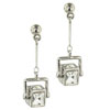 Cube Studded Earrings