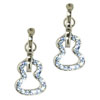Studded Guitar Shape Earrings