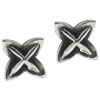 Cross Flower Earrings