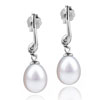 Dangle  Pearl  Stick Earrings