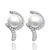 Round Freshwater Pearl Earrings