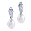 Asscher Pearl Earrings