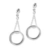 Wide Band Hoop Earrings