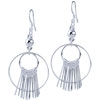 Double  Hoop  Waterfall Earrings