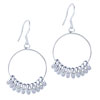  Hoop  And Circle Earrings