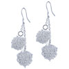 Double Ball Of String Earrings