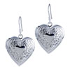  Antique  Chinese Style Heart Earrings