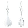 Drop Shape Sterling Silver Earrings