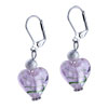  Earrings - Pink Heart Hinged Earrings