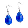 Blue Droplet Dangle Earrings