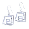 Spiral Squares Earrings