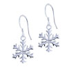 Silver Snowflake Earrings