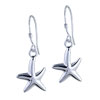 Silver Starfish Earrings