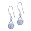 Crystal  Teardrop  Earrings