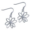 Elegant Flower 925 Sterling Silver Earrings