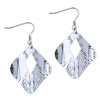 Shining Rhombus 925 Sterling Silver Earrings