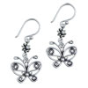 Elegant  Butterfly  925 Sterling Silver Earrings