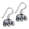 Elephant 925 Sterling Silver Earrings