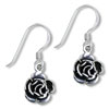 Rose 925 Sterling Silver Earrings