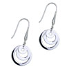 Circles 925 Sterling Silver Earrings