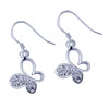 Butterfly 925 Sterling Silver Earrings