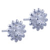 Daisy 925  Sterling   Silver  Earrings