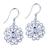 Wreath 925  Sterling   Silver  Earrings