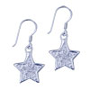 Pentagram 925 Sterling Silver Earrings
