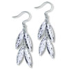 Shining Leaves 925 Sterling Silver Earrings