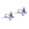 Abstract Butterfly 925 Sterling Silver Earrings