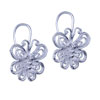 Sterling Silver  Butterfly  Earrings