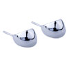 Finished Spoon Shaped 925 Sterling Silver Earrings